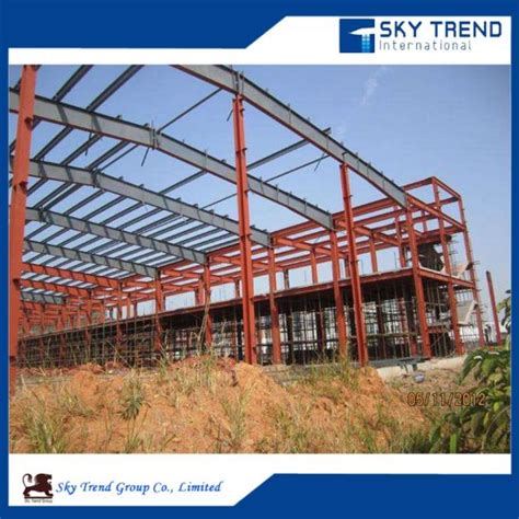 China Construction Steel Structure H Beams Frame Buildings in Algeria ...