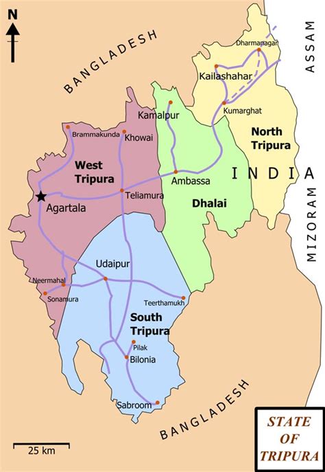 Tourists States,Cities Maps of India