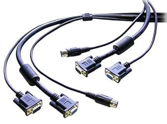 StarTech 10Ft Universal Kvm/CPU 3 in 1 at Switch Cable Kit : Amazon.in ...