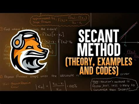 Image result for Secant Method Examples