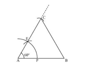 Construct an equilateral triangle, given its side and justify the ...