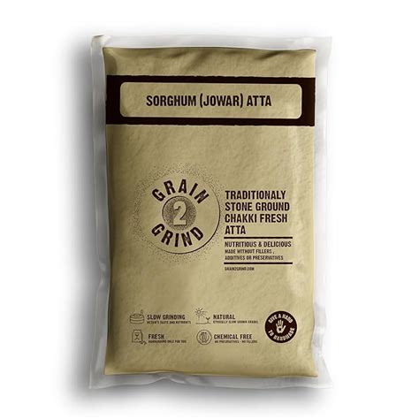 GRAIN2GRIND Sorghum (Jowar) Atta 900 grams Pack of 1 - Gluten-Free ...