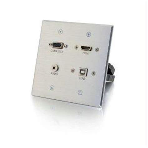 Cb Distributing Hdmi, Vga, 3.5mm And Usb Pass-through Wall Plate ...