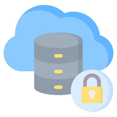 Cloud database Generic color fill icon | Freepik