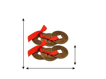 Buy genuine Set of Three Coins for Prosperity, Wealth, Blocks Negative ...