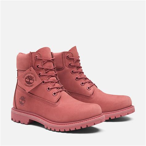 Women’s Premium 6-Inch Lace-Up Waterproof Boots - Red | Timberland US