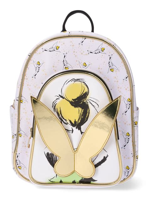 Disney Tinkerbell 3D Wings Women's 10.5" Mini Backpack, White - Walmart.com