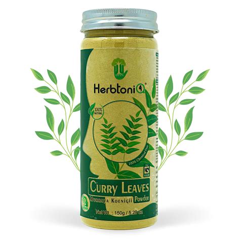 Herbtoniq Natural Curry Leaves Powder for Hair Care Pack (Murraya ...