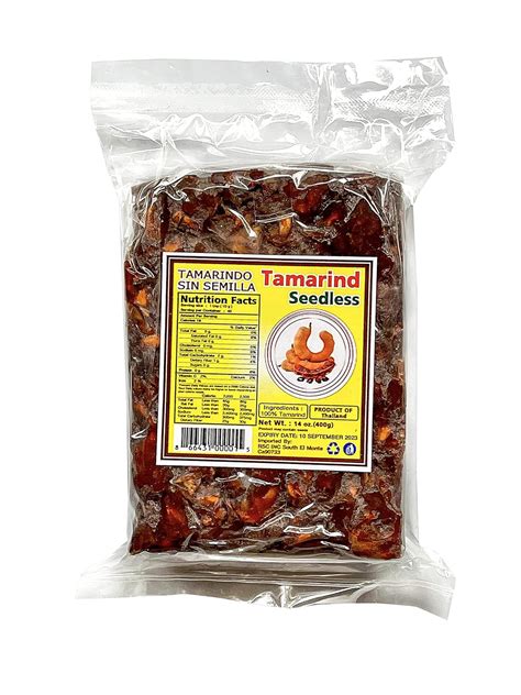 Buy Mexart Tamarind Wet Seedless BlockSlab 14oz (400g) All Natural No ...
