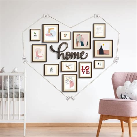 Buy Emfogo Picture Frames Collage Wall Decor Photo Collage Picture ...