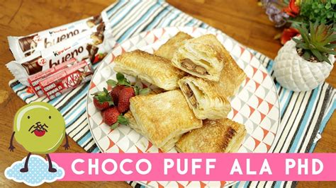 Resep Choco Puff Ala PHD   YouTube