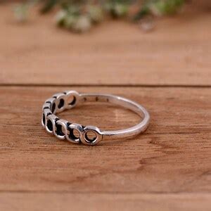 Buy 925 Sterling Silver Ring, Oxidised Ring, Daily Wear Ring for Midi ...