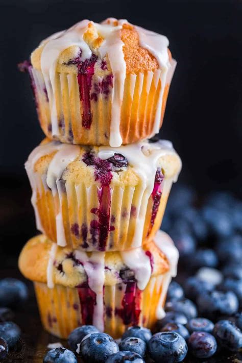 Mediterranean Lemon Blueberry Muffins