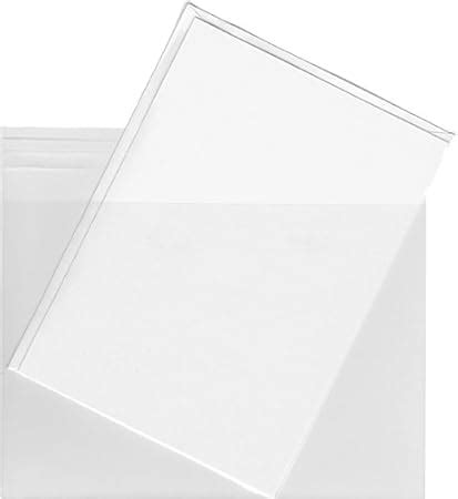 A6 Clear Plastic Envelope Bags - 100 Envelopes - Sleeves for 4" x 6" or ...