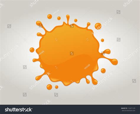 Image result for Orange Splash Vector