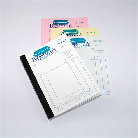 Image result for Custom Invoice Book