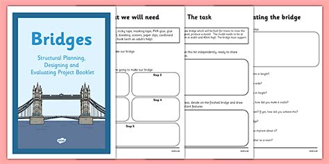 Structures Planning Designing | Bridge Building Activity