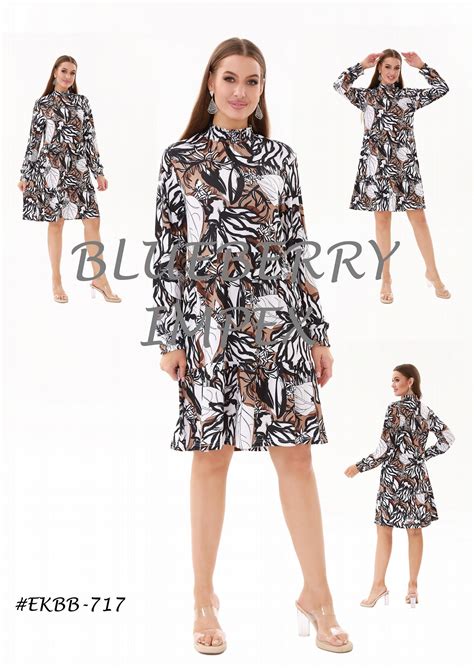 Ladies knit dress - EKBB-717 - Blueberry (China Manufacturer) - Other ...