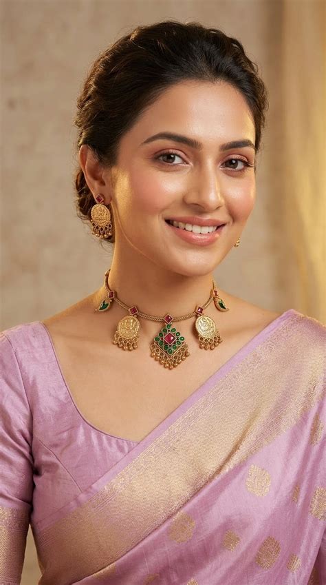 Gold-Toned Mango Lakshmi Necklace 1201 – URVASI LADIES NOVELTIES