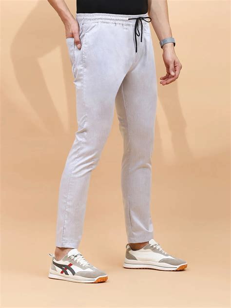 Grey Regular Fit Lower For Men – Global Republic