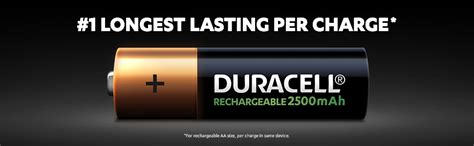 Duracell Rechargeable AA 2500mAh Batteries, Pack of 4 : Amazon.in ...