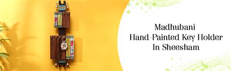 ExclusiveLane 'in-Key' Madhubani Handpainted Key Holder for Home Décor ...