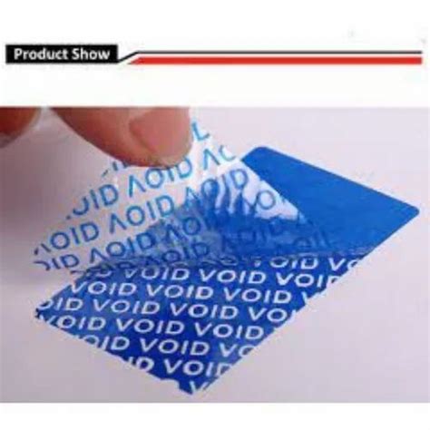 Tamper Evident Seal - Tamper Evident Void Labels. Manufacturer from ...