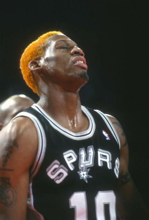The many different hair designs of Dennis Rodman
