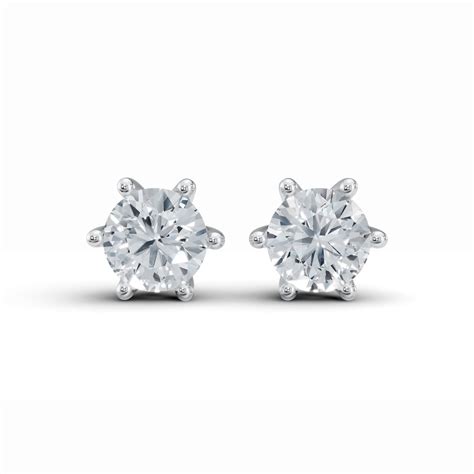 Radiant Solitaire Diamond Studs | Wondr Diamonds