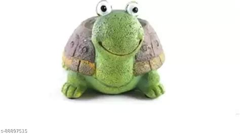 Green Turtle Resin Pot for Succulents, Return Gift, Table Top DÃ©cor ...