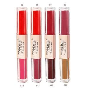 Buy PINK LINE 2 In 1 Dual Head Intense Matte Velvet Lip/Gloss Non ...