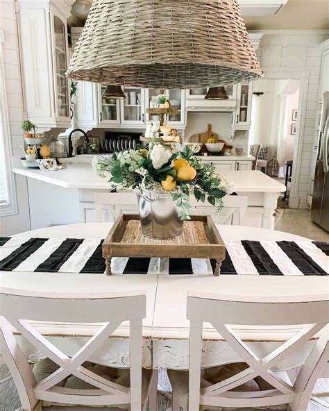 Black and White Striped Table Runner - Soul & Lane