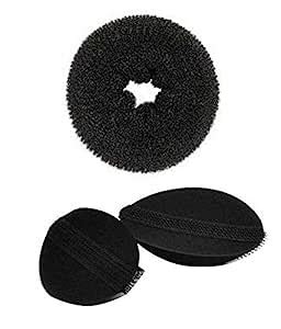 Homeoculture Hair Donut with Hair Puff High Volumizer Puff Maker (Pack ...