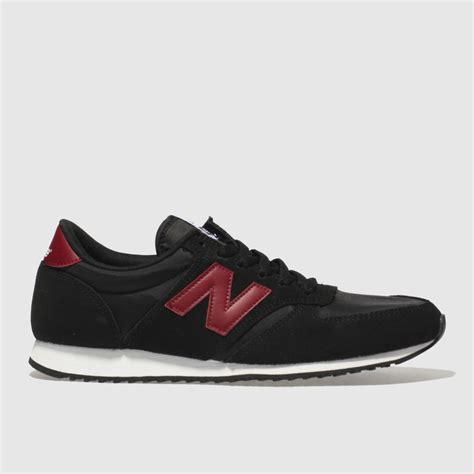 New Balance Black & Red 420 Trainers - Trainerspotter