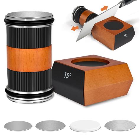 Knife Sharpener Tool,Upgraded Rolling Knife Sharpener Kit,Knife ...