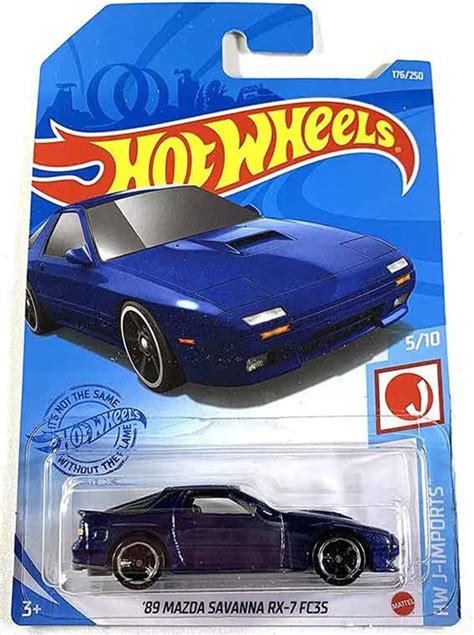 ماکت فلزی ماشین هات ویلز 1/64 Hot wheels 89 Mazda Savanna RX-7 FC3S