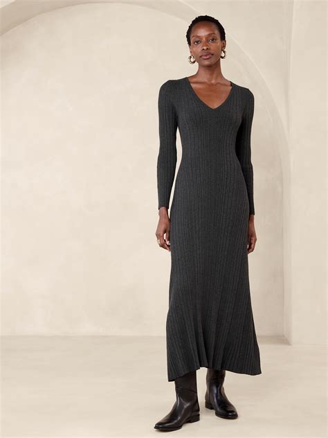Cece Maxi Sweater Dress | Banana Republic
