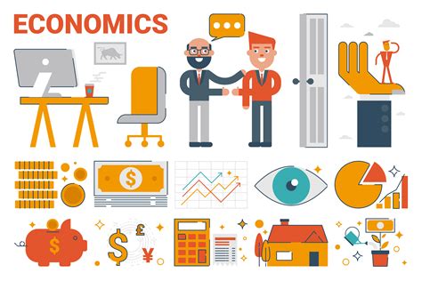 Economics infographic elements and icons 541525 Vector Art at Vecteezy