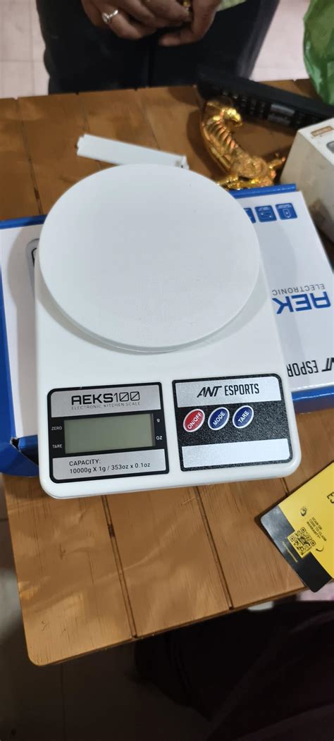 Ant Esports AEKS100 Kitchen Weighing Machine/Food Scale for Health ...