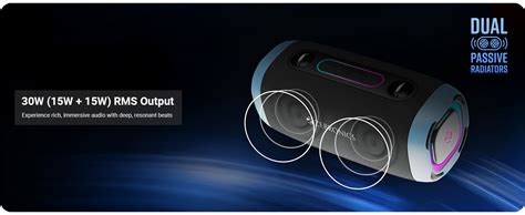 ZEBRONICS Sound Feast 85, Portable Bluetooth Speaker, 30 Watts, Upto 7 ...
