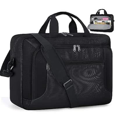 Laptop Bag 17.3 Inch Laptop Briefcase Messenger Bag for Men Women Large ...