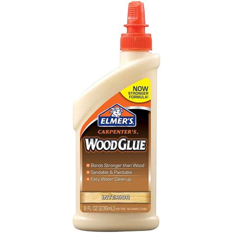 Elmer's 8 oz Carpenters Wood Glue, Yellow : Amazon.co.uk: DIY & Tools