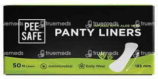 Pee Safe Aloe Vera Panty Liners Pack Of 50 - Uses, Side Effects, Dosage ...