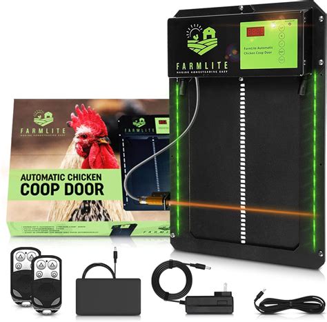 Buy FarmLite Automatic Chicken Coop Door | Automatic Chicken Door ...