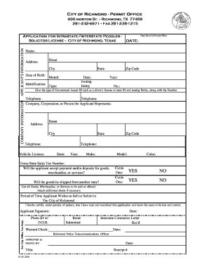 Fillable Online City of Richmond - Permit Office 600 morton St ... Fax ...
