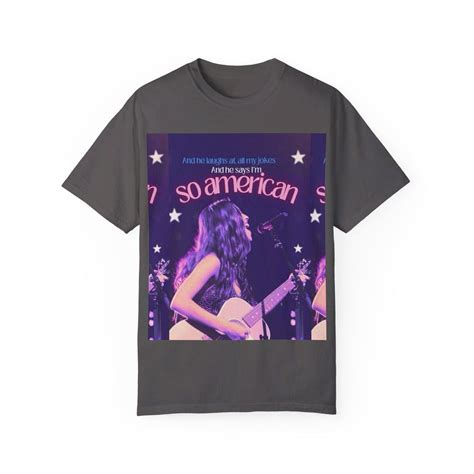 Olivia Rodrigo so American Lyrics Unisex T-shirt, Music Fan Apparel ...