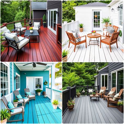 30 Deck Paint Colors for Vibrant and Neutral Tones