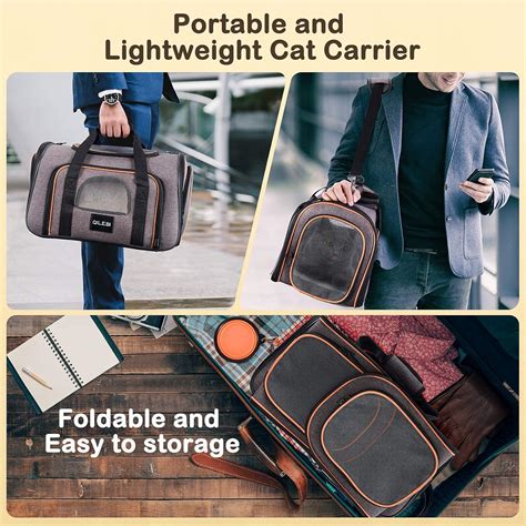 Buy Cat Carrier Airline Approved, Expandable Soft Sided Pet Carrier Bag ...