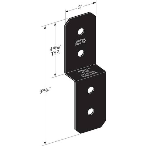 Buy Outdoor Accents Avant Collection 3 in. ZMAX, Black Powder-Coated ...