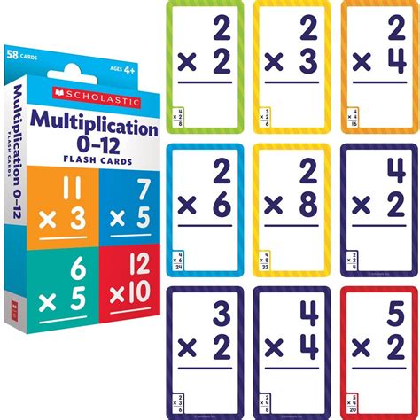 Scholastic Multiplication Flash Cards at Maddison Koerstz blog
